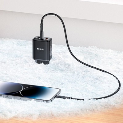 Incarcator retea USB, tip C cu display Yesido, 20W, YC68 - 3