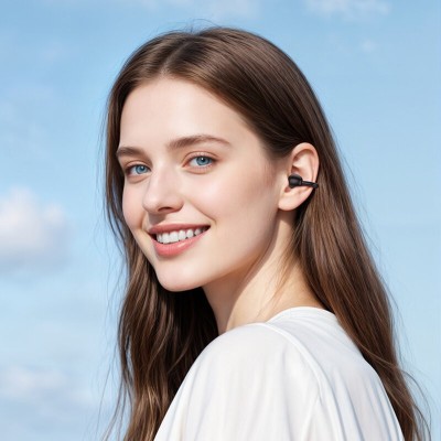 Casti True Wireless, BT5.4, Borofone Joy, FQ14, negru - 2