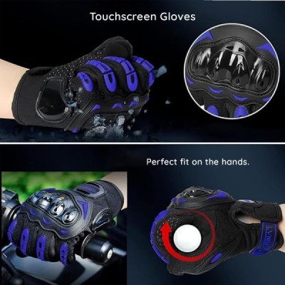 Manusi de Barbati, M, pentru Moto, Techsuit (OG105), Blue