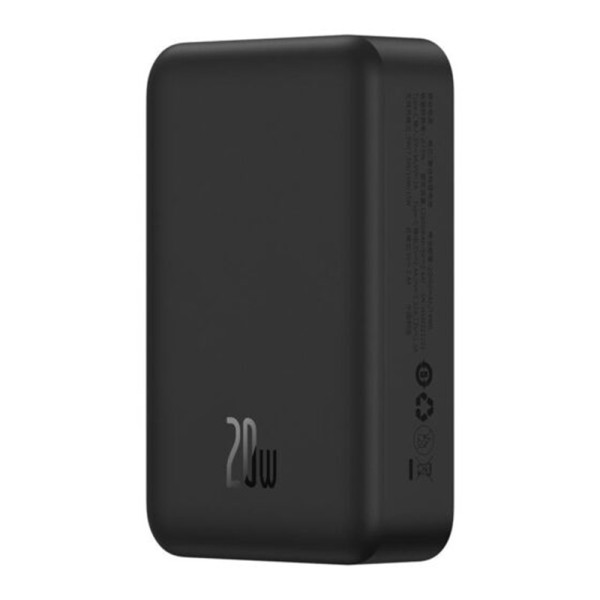 Acumulator Extern, Magnetic, Design Ultra-Mini, 20.000mAh, 20W - Baseus EnerFill FM41 (E0027U00) - Black