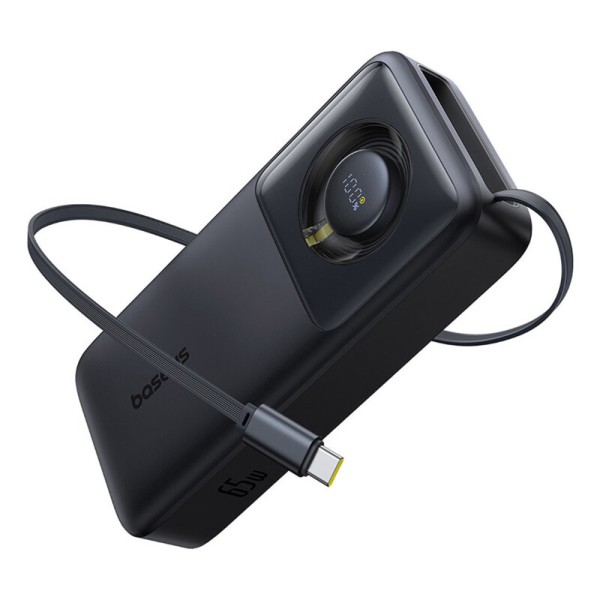 Baterie externa 20000mAh Free2Pull Baseus, 65W, negru, P10073700123-00