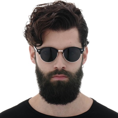 Ochelari de Soare pentru Barbati - Techsuit (66612) - Gold / Blue - 4
