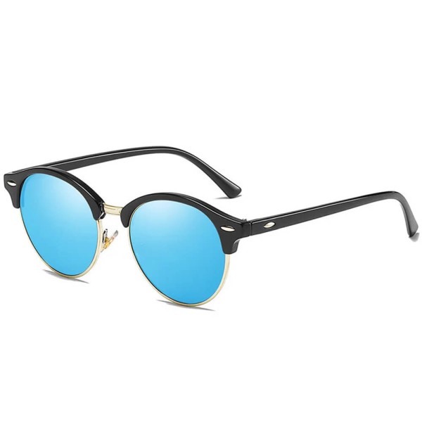 Ochelari de Soare pentru Barbati - Techsuit (66612) - Gold / Blue