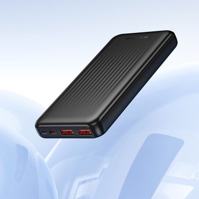 Power Bank, USB, USB-C, QC 3.0, 22.5W, 10000mAh - Borofone (BJ80) - Black - 3