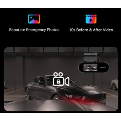 Camera auto DDPAI-N2 Dual, 2K + 1080P, Night Vision 2.0, Wi-Fi 2.4GHz, Bluetooth 5.0 - 3