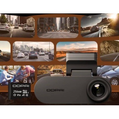 Camera auto DDPAI-N2 Dual, 2K + 1080P, Night Vision 2.0, Wi-Fi 2.4GHz, Bluetooth 5.0 - 8