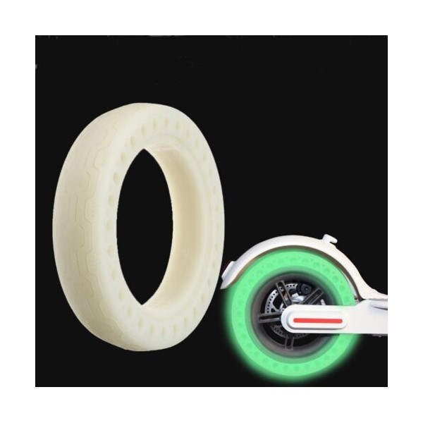 Cauciuc trotineta electrica 8 1 2x2 verde fluorescent compatibil cu trotinete electrice Xiaomi