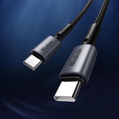 Cablu, USB-C la USB-C, PD Fast Charge, 3.25A, 65W, 1m - Mcdodo (CA-3130) - Black - 4