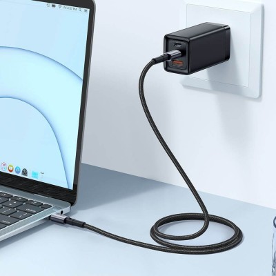 Cablu, USB-C la USB-C, PD Fast Charge, 3.25A, 65W, 1m - Mcdodo (CA-3130) - Black - 5