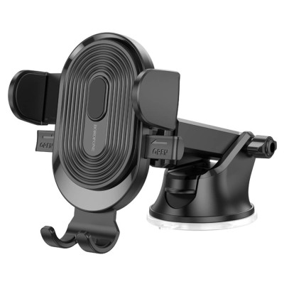 Suport pentru Masina, Panou de Bord/Parbriz cu Brat Telescopic 4.7–7" - Borofone Experience (BH85) - Black - 4