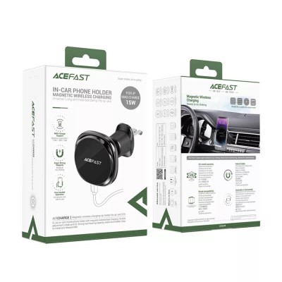 Suport auto MagSafe iPhone Acefast, 15W, ajustabil 360°, D31 - 7