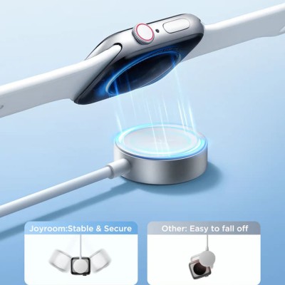 Incarcator Wireless pentru Apple Watch, USB la 2x Lightning, 3.5W, 1.2m - JoyRoom (S-IW007) - alb - 7