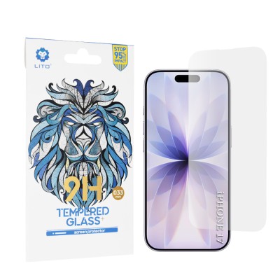 Folie pentru iPhone 17 / iPhone 17 Pro / iPhone 16 Pro - Lito 2.5D Classic Glass - Clear - 1