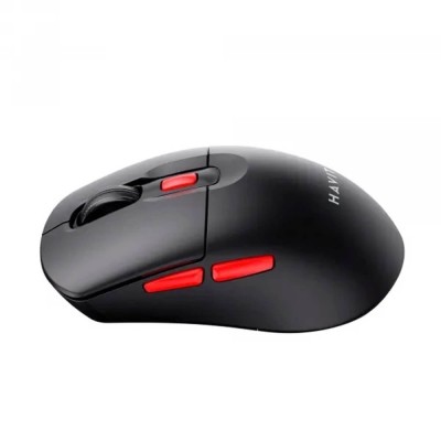 Mouse Fara Fir 2.4GHz, 800/1200/1600 DPI, ABS, PC- Havit (MS59WB) - Black / Red - 5