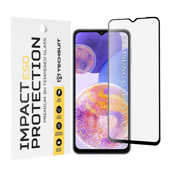 Folie pentru Samsung Galaxy A23 / A23 5G / F23 / M23 / M33 / F13 - Techsuit 111D Full Cover / Full Glue Glass
