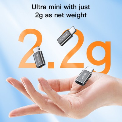Adaptor OTG Type-C la Lightning Yesido GS22, 480Mbps, gri - 4 Adaptor OTG Type-C la Lightning Yesido GS22, 480Mbps, gri - 4