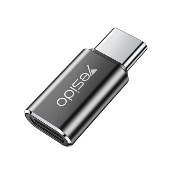 Adaptor OTG Type-C la Lightning Yesido GS22, 480Mbps, gri