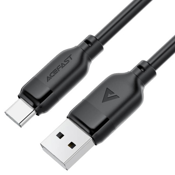 Cablu Incarcare USB-A la Type-C Acefast C16-04, 3A Fast Charging, 1.2m, Black
