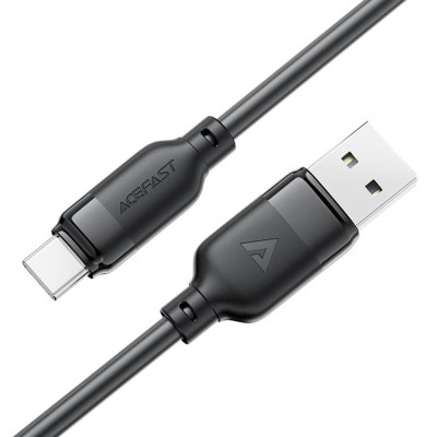 Cablu Incarcare USB-A la Type-C Acefast C16-04, 3A Fast Charging, 1.2m, Black - 2