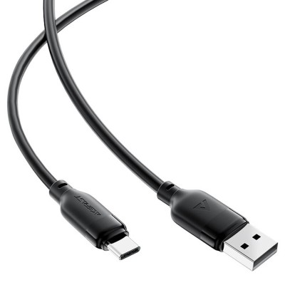 Cablu Incarcare USB-A la Type-C Acefast C16-04, 3A Fast Charging, 1.2m, Black - 4