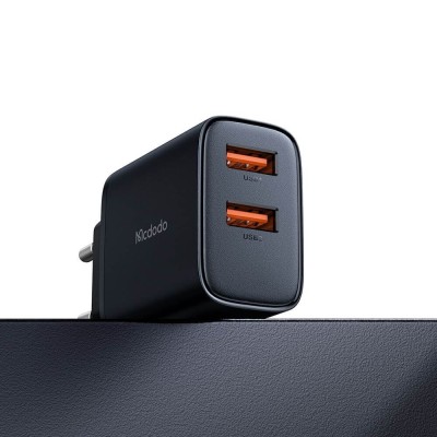 Incarcator retea, Mcdodo, 12W Fast Charge, 2xUSB, incarcare rapida, pentru Samsung / iPhone / Xiaomi / Oppo / Motorola - 2