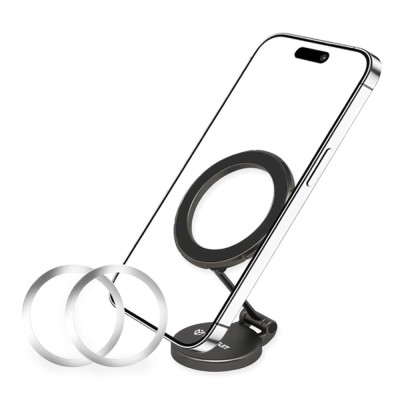 Suport de Telefon pentru Bord, Compatibil MagSafe + Adaptor iRing - Techsuit TitanMagX (S13) - Gray - 3