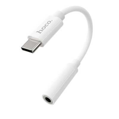 Cablu Audio Adaptor Type-C la Jack - Hoco (LS30) - White - 4