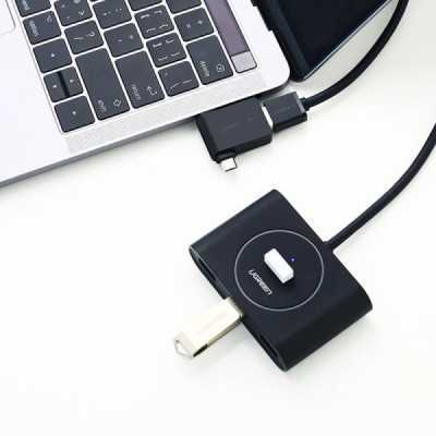 Adaptor OTG Micro-USB la Type-C, USB 3.0 5Gbps - Ugreen (30453) - Black - 5