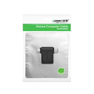 Adaptor OTG Micro-USB la Type-C, USB 3.0 5Gbps - Ugreen (30453) - Black - 7