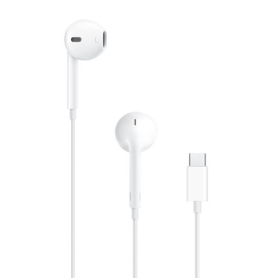 Casti cu Fir, Microfon si Mufa Type-C - Apple A3046 (MYQY3ZM/A) - White (Blister Packing)