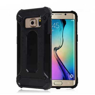 Husa pentru Samsung Galaxy S6 G920 - Techsuit Hybrid Armor - Black - 1