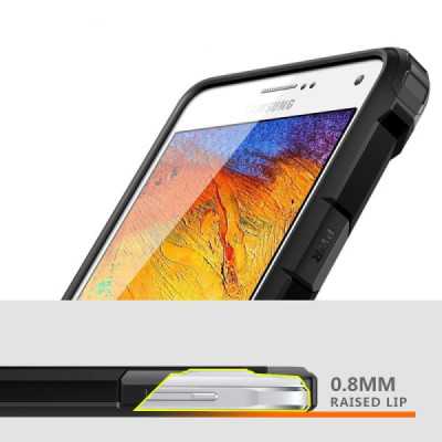 Husa pentru Samsung Galaxy Note 4 N910 - Techsuit Hybrid Armor - Black - 6