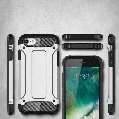 Husa pentru iPhone 7 / 8 / SE 2, SE 2020 / SE 3, SE 2022 - Techsuit Hybrid Armor - Black - 7