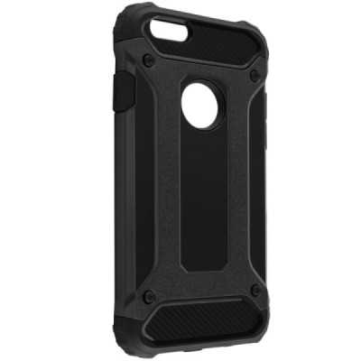 Husa pentru iPhone 6 Plus,6S Plus cu decupaj sticla - Techsuit Hybrid Armor - Black - 2