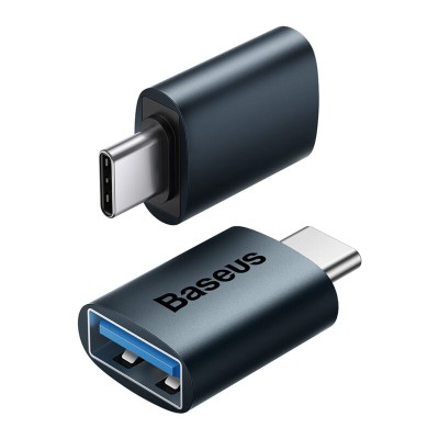 Adaptor OTG Type-C Baseus, 10 Gbps, albastru, ZJJQ000003 - 5 Adaptor OTG Type-C Baseus, 10 Gbps, albastru, ZJJQ000003 - 5