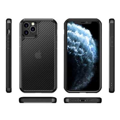 Husa pentru iPhone 11 Pro - Techsuit CarbonFuse - Black - 4