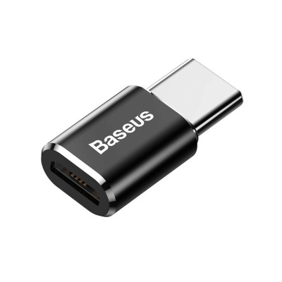 Convertor, adaptor OTG Micro-USB la Type-C, 2.4A Baseus, CAMOTG-01 - 5 Convertor, adaptor OTG Micro-USB la Type-C, 2.4A Baseus, CAMOTG-01 - 5