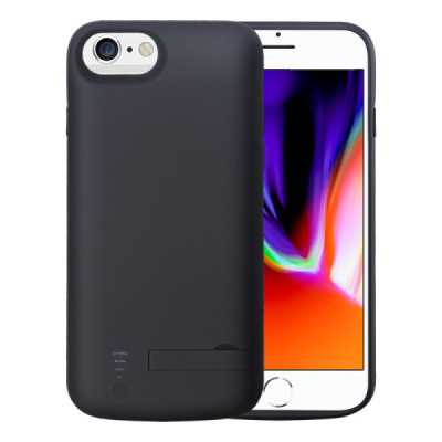 Husa pentru iPhone 6 / 6s / 7 / 8 / SE 2020 / SE 2022 cu Baterie de 5500mAh - Techsuit Power Pro - Black - 1