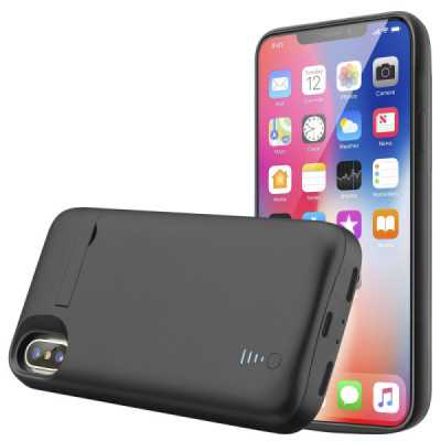 Husa pentru iPhone X / XS cu Baterie de 5000mAh - Techsuit Power Pro - Black - 3