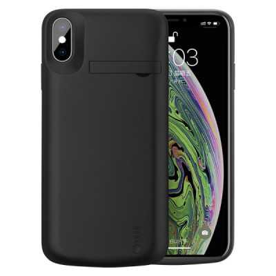 Husa pentru iPhone XS Max cu Baterie de 6000mAh - Techsuit Power Pro - Black - 1