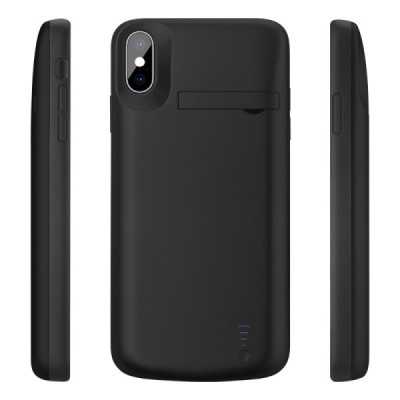 Husa pentru iPhone XS Max cu Baterie de 6000mAh - Techsuit Power Pro - Black - 5