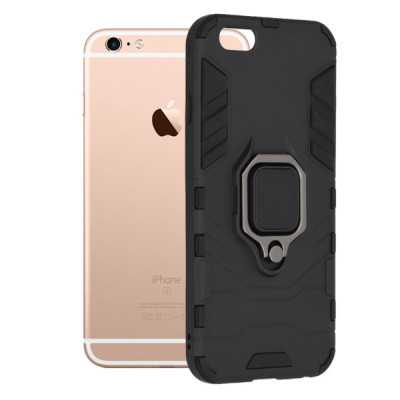 Husa pentru iPhone 6 / 6S - Techsuit Silicone Shield - Black - 1