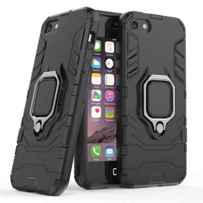 Husa pentru iPhone 6 / 6S - Techsuit Silicone Shield - Black - 6