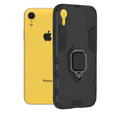 Husa pentru iPhone XR - Techsuit Silicone Shield - Black - 1