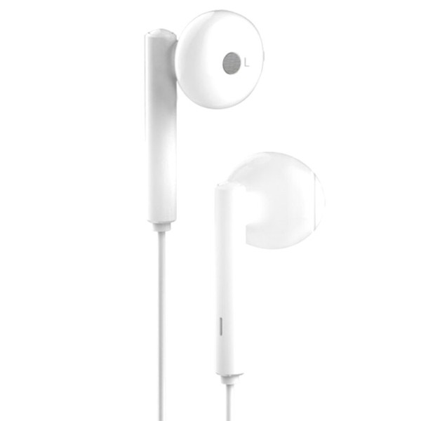 Casti Huawei AM115 cu fir Jack si microfon in ear, bulk, alb