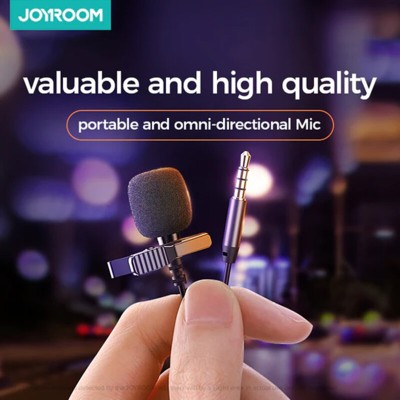 Microfon lavaliera JoyRoom, cu cablu Jack 2m, JR-LM1, negru - 5 Microfon lavaliera JoyRoom, cu cablu Jack 2m, JR-LM1, negru - 5