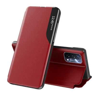 Husa pentru Oppo A54 5G / A74 5G / OnePlus Nord N200 5G - Techsuit eFold Series - Red - 1