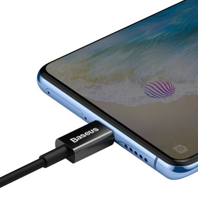Cablu de date USB la Micro-USB Baseus, 2A, 1m, negru, CAMYS-01 - 4 Cablu de date USB la Micro-USB Baseus, 2A, 1m, negru, CAMYS-01 - 4