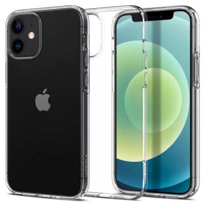 Husa pentru iPhone 12 mini - Spigen Liquid Crystal - Clear - 3