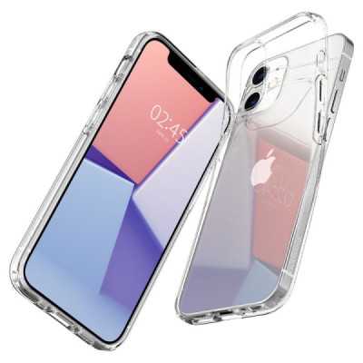 Husa pentru iPhone 12 / 12 Pro - Spigen Liquid Crystal - Clear - 6